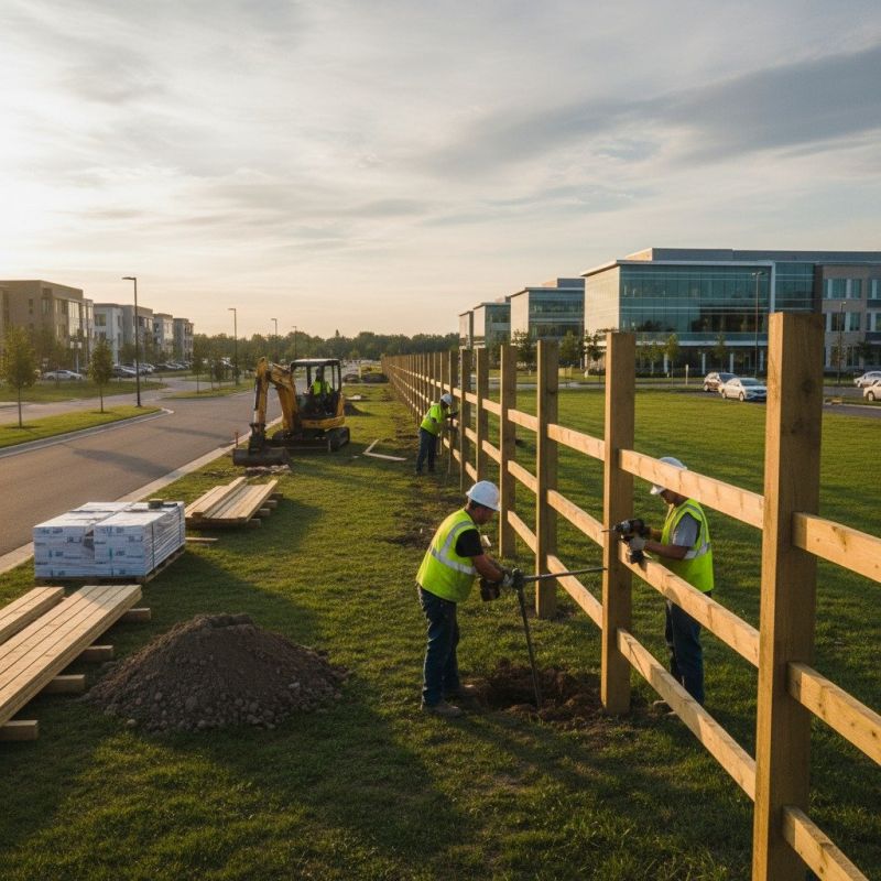 Concrete Fence Installation